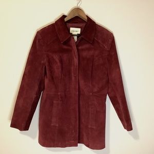 Cherokee Women’s Suede Leather Coat Size M